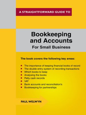 cover image of Bookkeeping and Accounts for Small Business